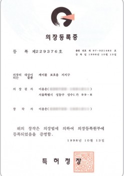 의장등록증